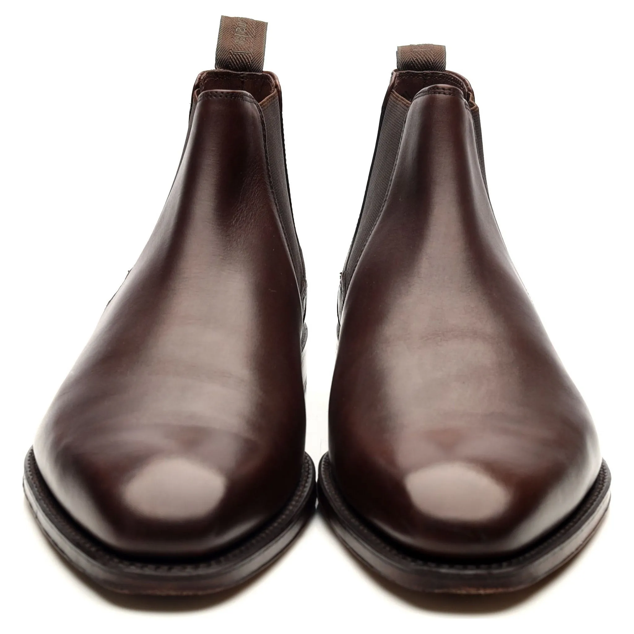 1880 'Nene' Dark Brown Leather Chelsea Boots UK 9 F