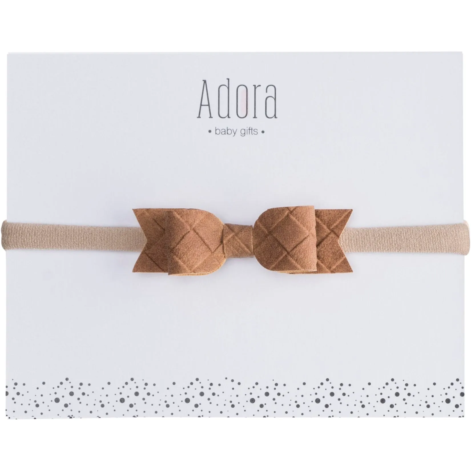 Adora Mini Suede Bow Headband