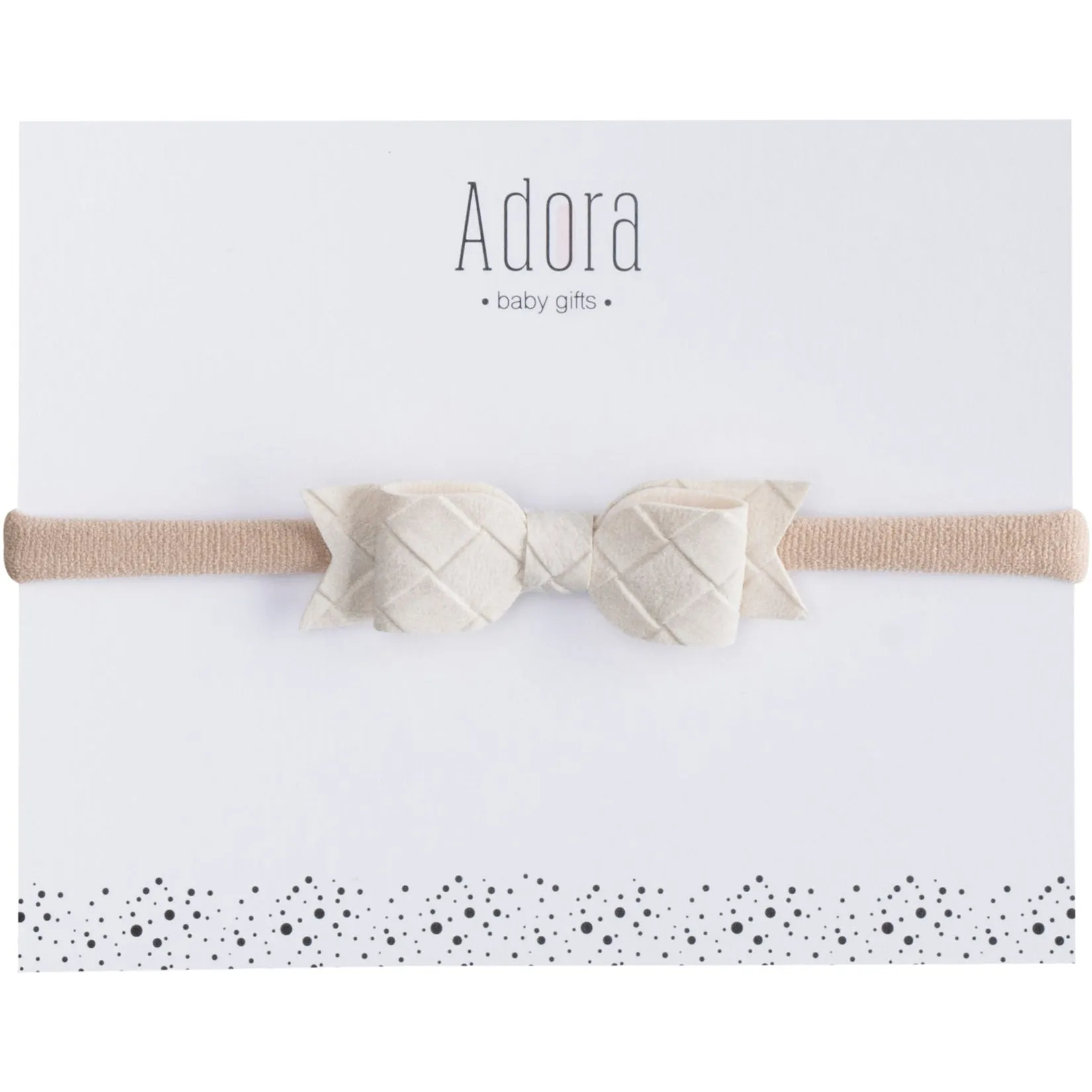 Adora Mini Suede Bow Headband