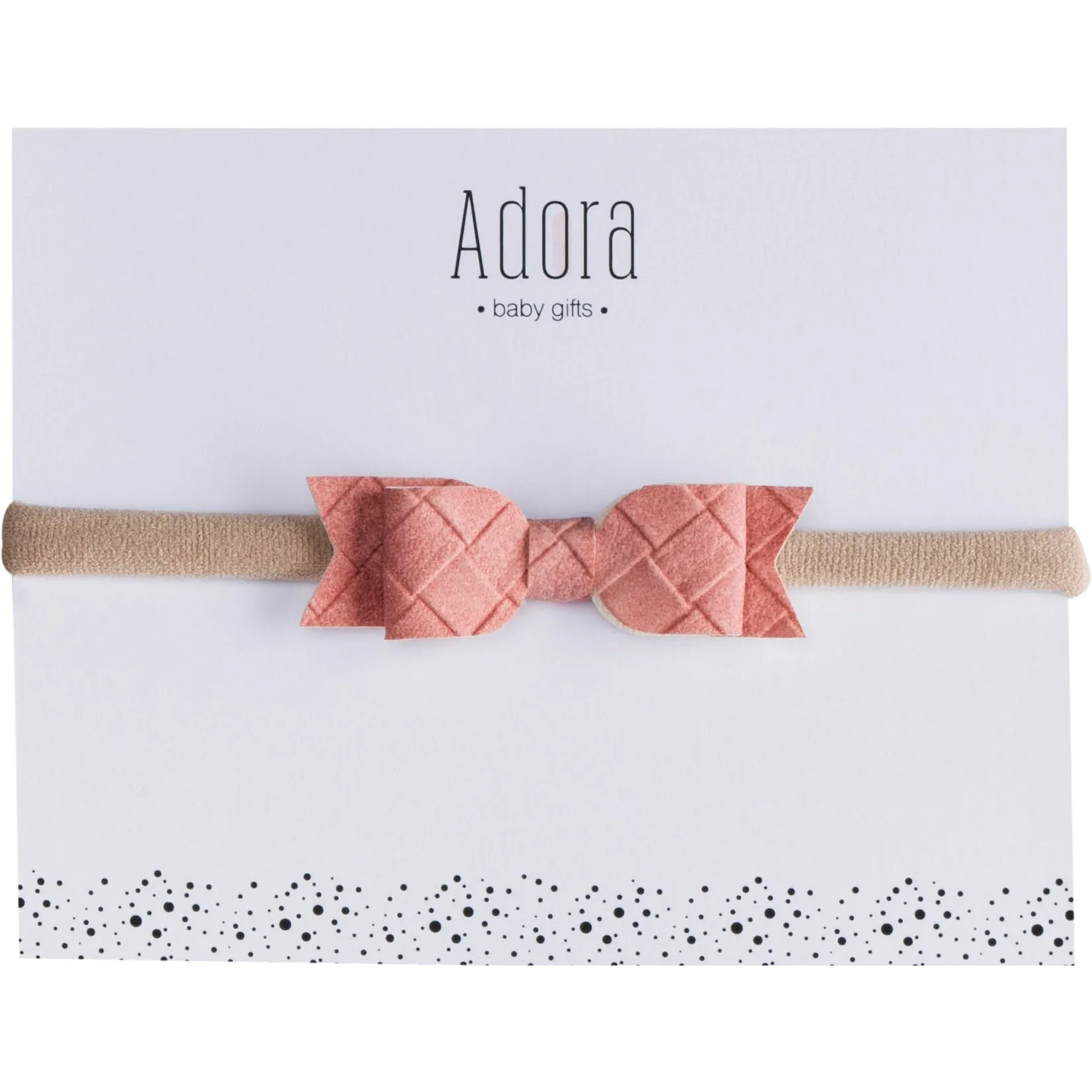 Adora Mini Suede Bow Headband