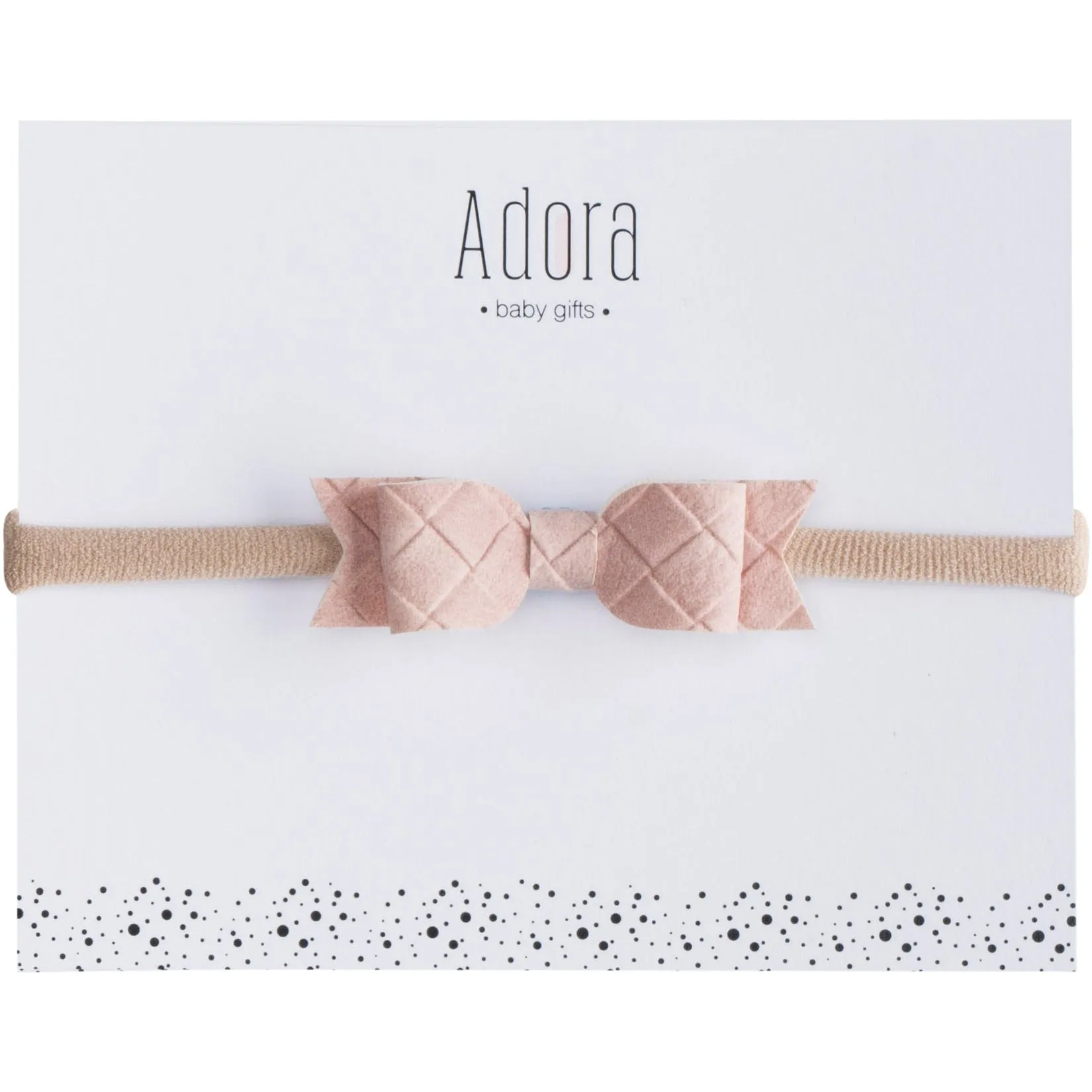 Adora Mini Suede Bow Headband