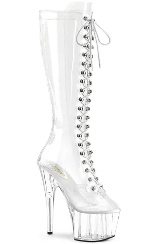 ADORE-2020C Clear Knee Boots