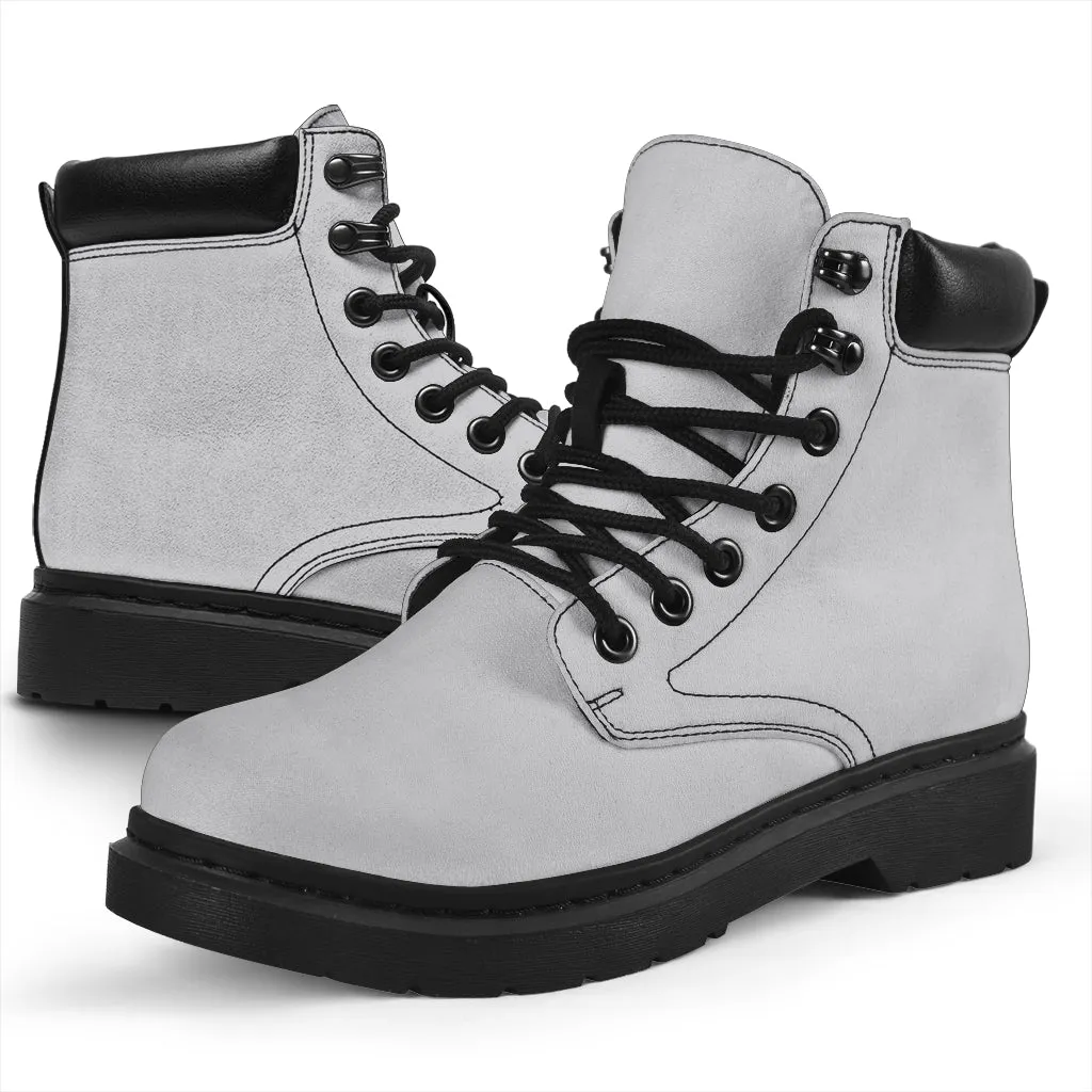 All-Season Boots_Silver Grey_ Micro-Suede