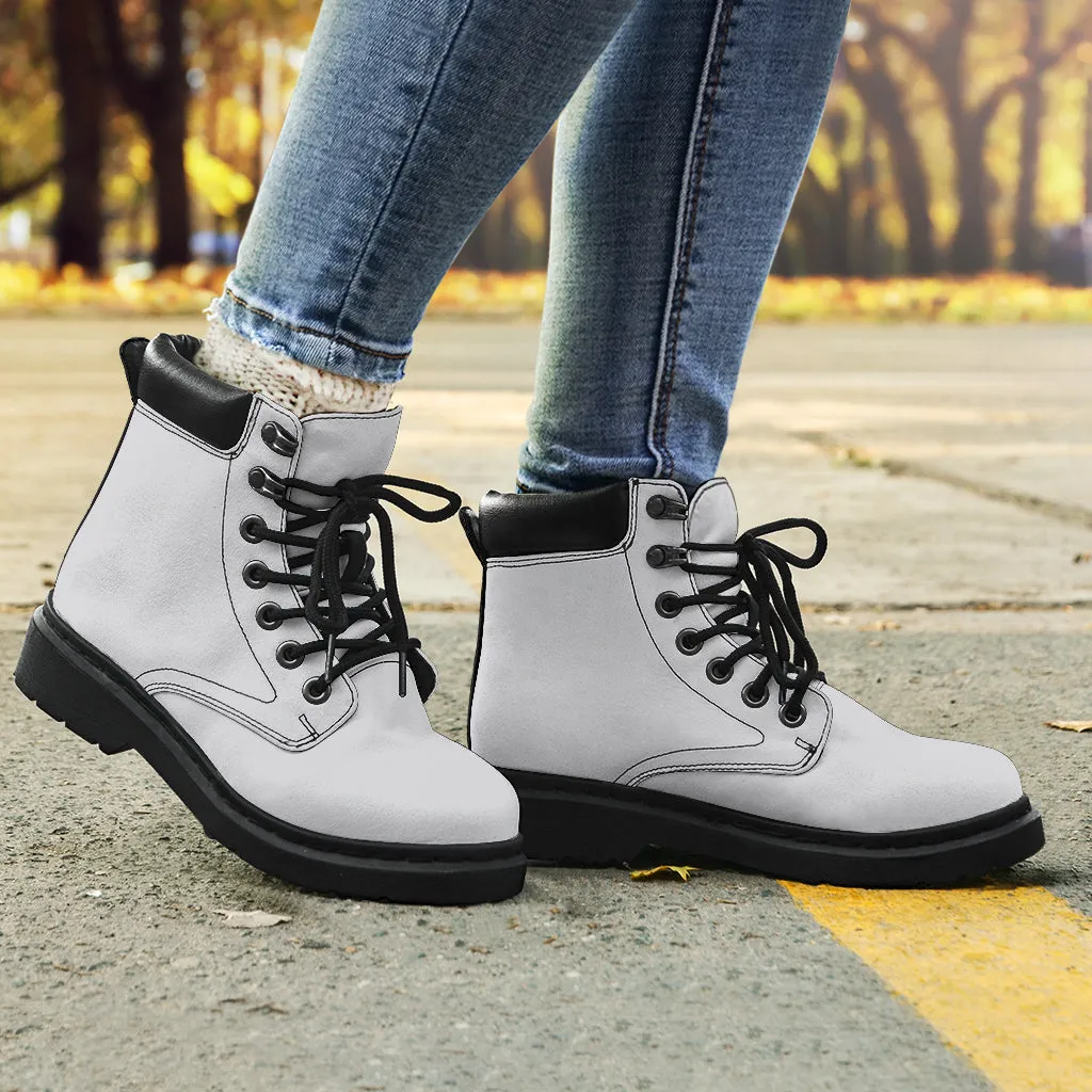 All-Season Boots_Silver Grey_ Micro-Suede