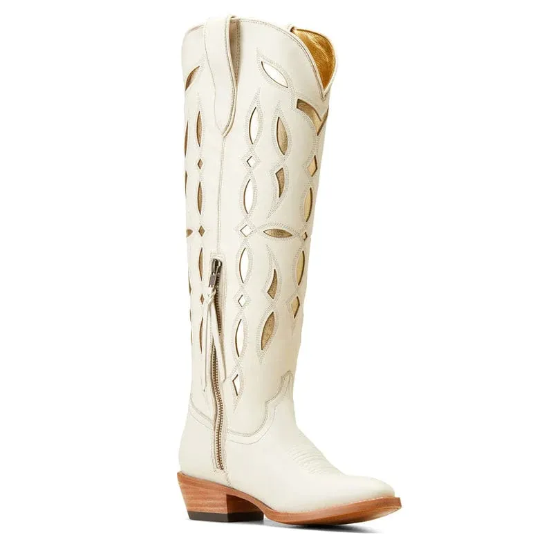 Ariat Women's Saylor StretchFit Western Boot in Blanco