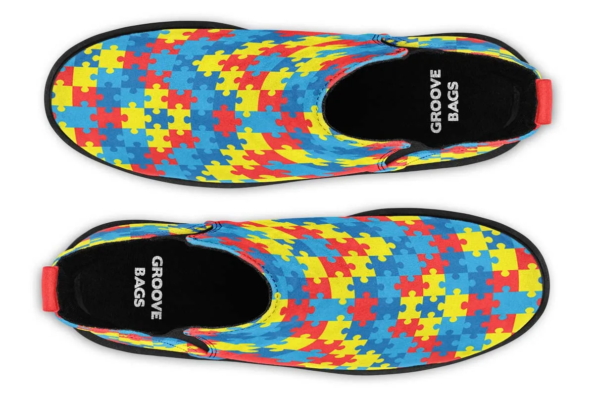 Autism Awareness Neat Vibe Boots