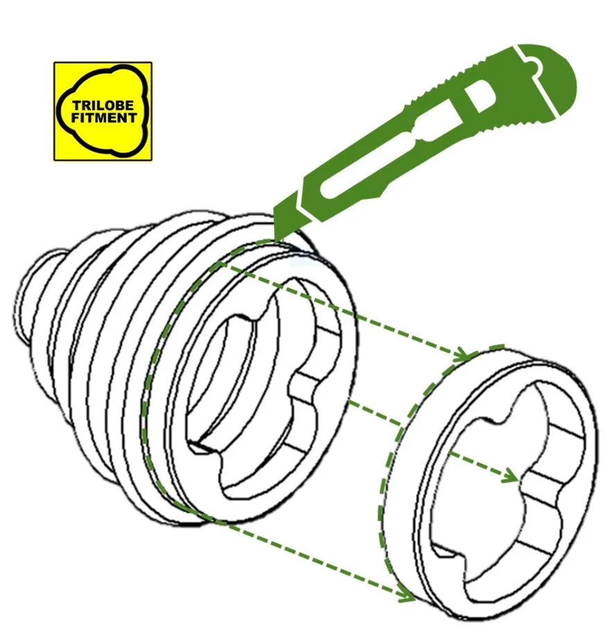 BAILCAST 'Uniboot' Stretchy Drive Shaft Boot Kit