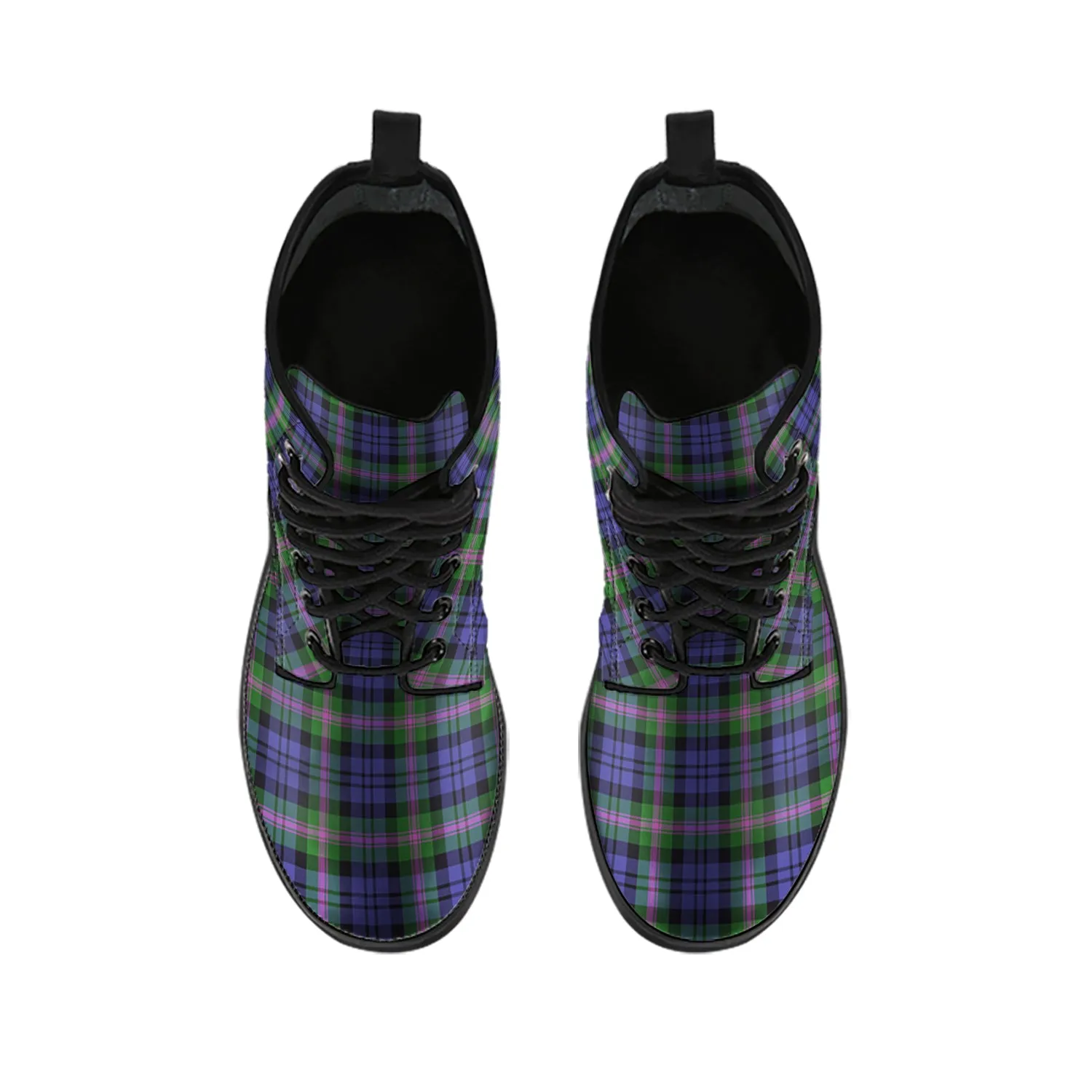 Baird Modern Tartan Leather Boots