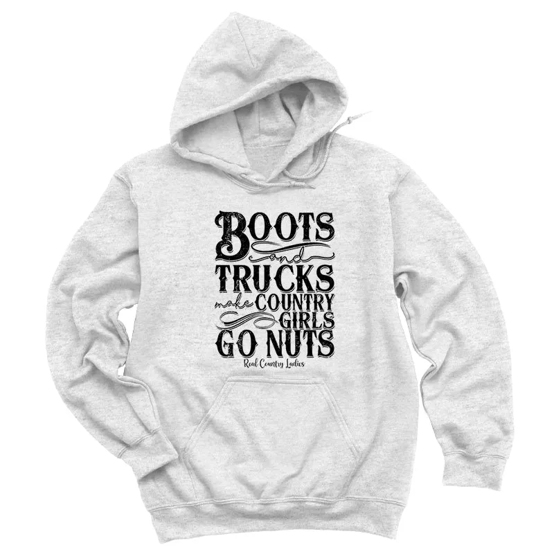 Boots And Trucks Black Print Hoodies & Long Sleeves