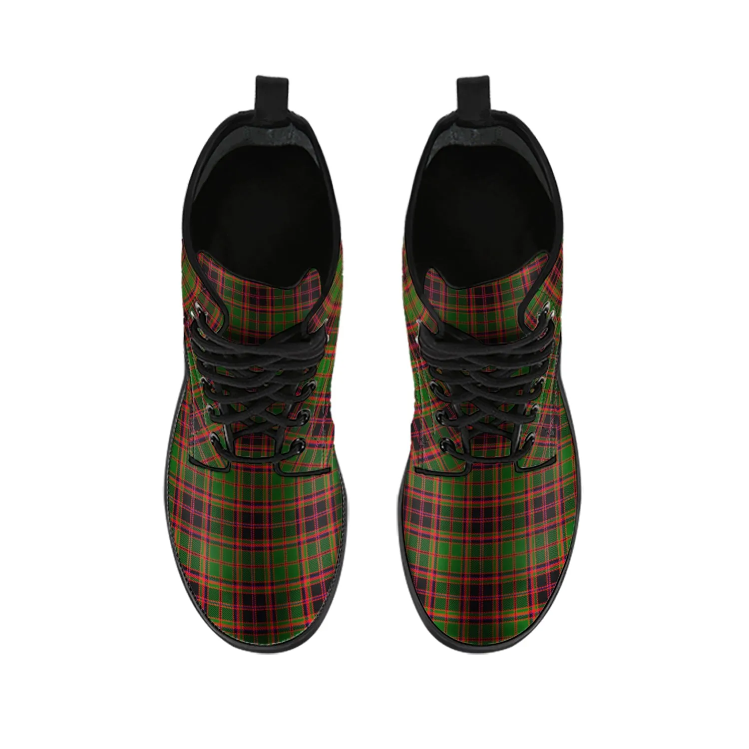 Buchan Tartan Leather Boots