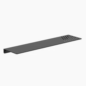 Clark Square Metal Shelf - Matte Black 430mm