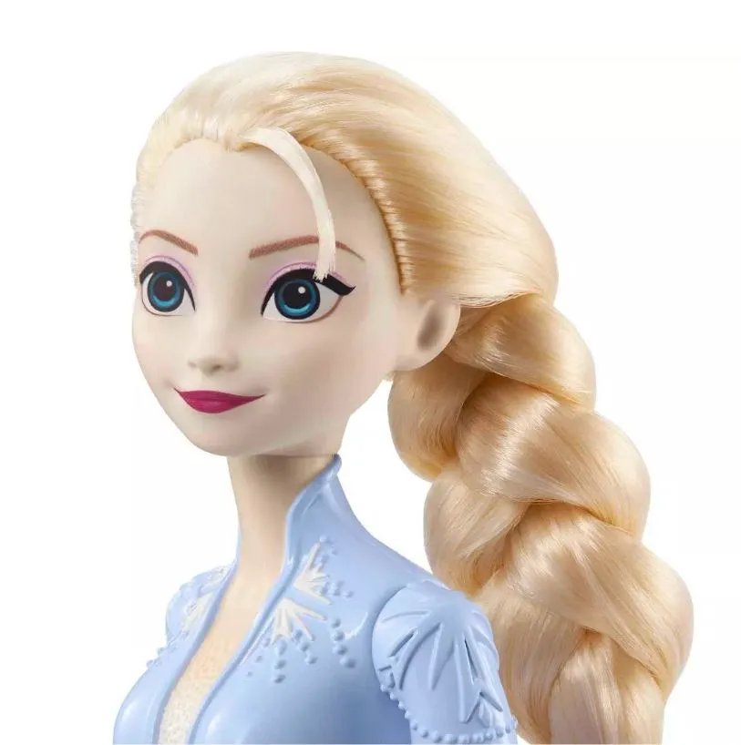 Disney Frozen Core Fashion Doll Elsa In Light Blue Dress