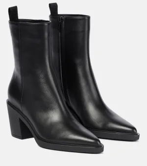 Dylan Gianvito Rossi leather ankle boots, black