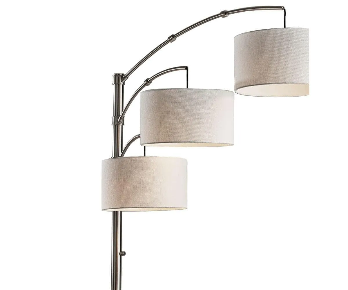 Ellie 3-Light Arch Floor Lamp