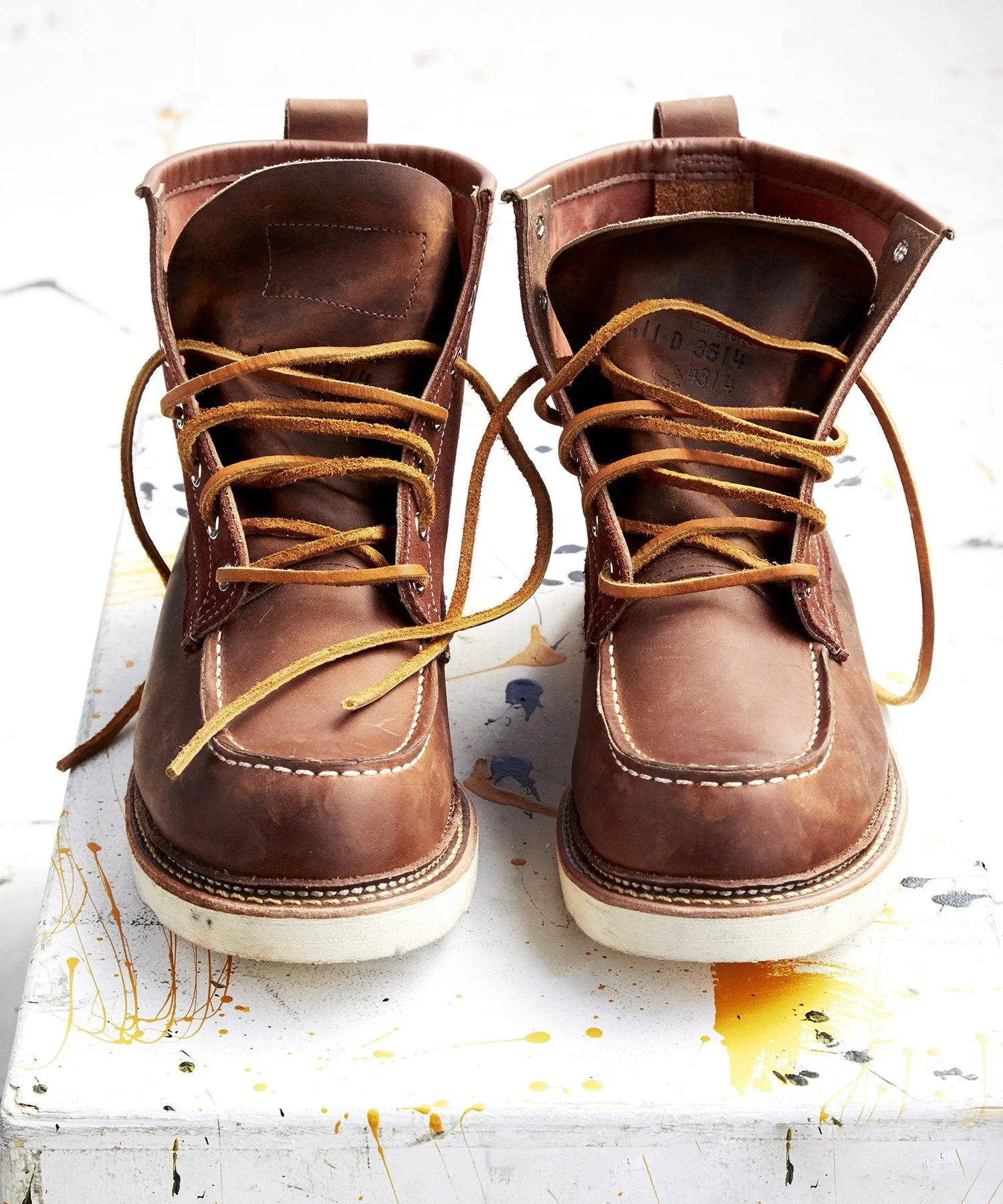 Exclusive Red Wing X Todd Snyder Moc Toe Boot in Copper