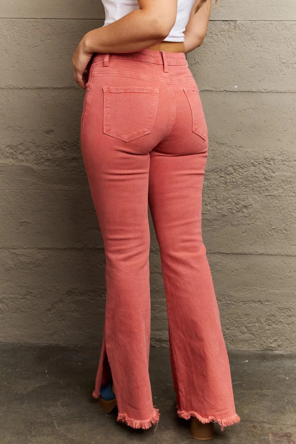 Full Size High Waist Flare Jeans