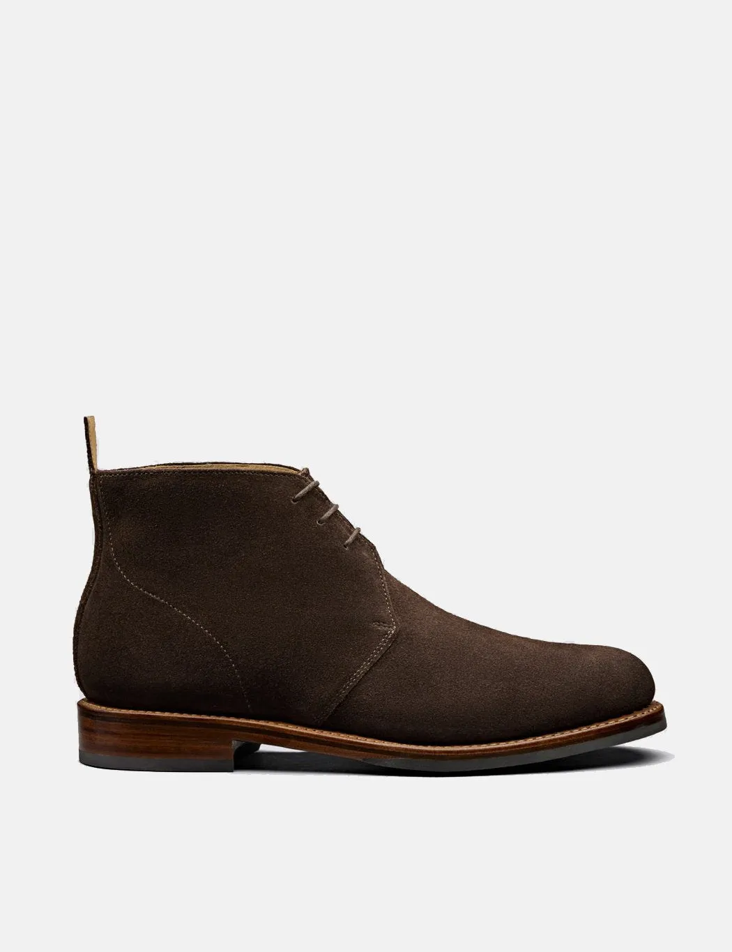 Grenson Wendell Chukka (Suede) - Chocolate Brown