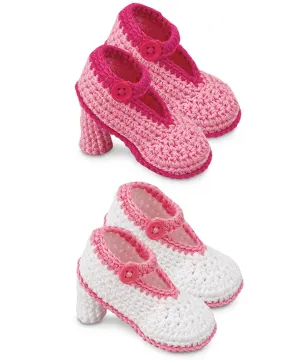 High Heel Crochet Booties