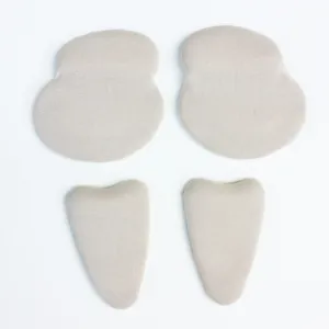 High Heel Shoe Inserts 2"  heels, Silk Georgette, Rebounding Soft Polyurethane, Ergonomic Toe Grips, Hand Finished