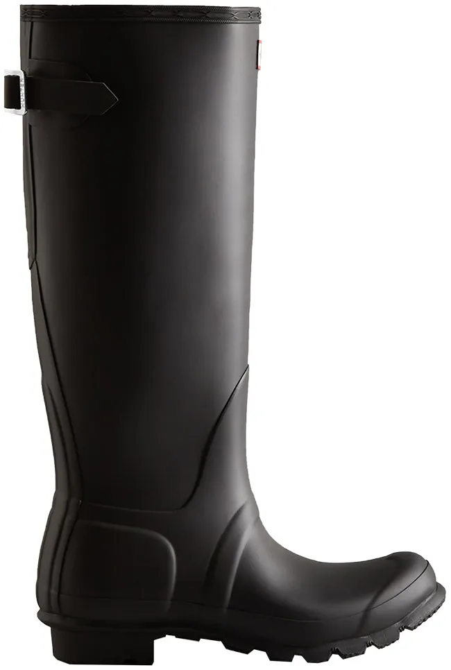 Hunter Wellies Womens Original Tall Back Adjustable Black