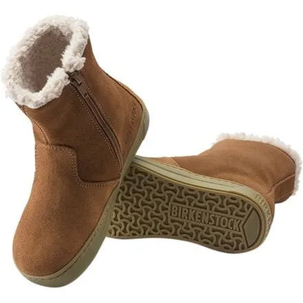 Lille Suede Boots - Children's Birkenstock, Suede/Fleece/Mink/Natural