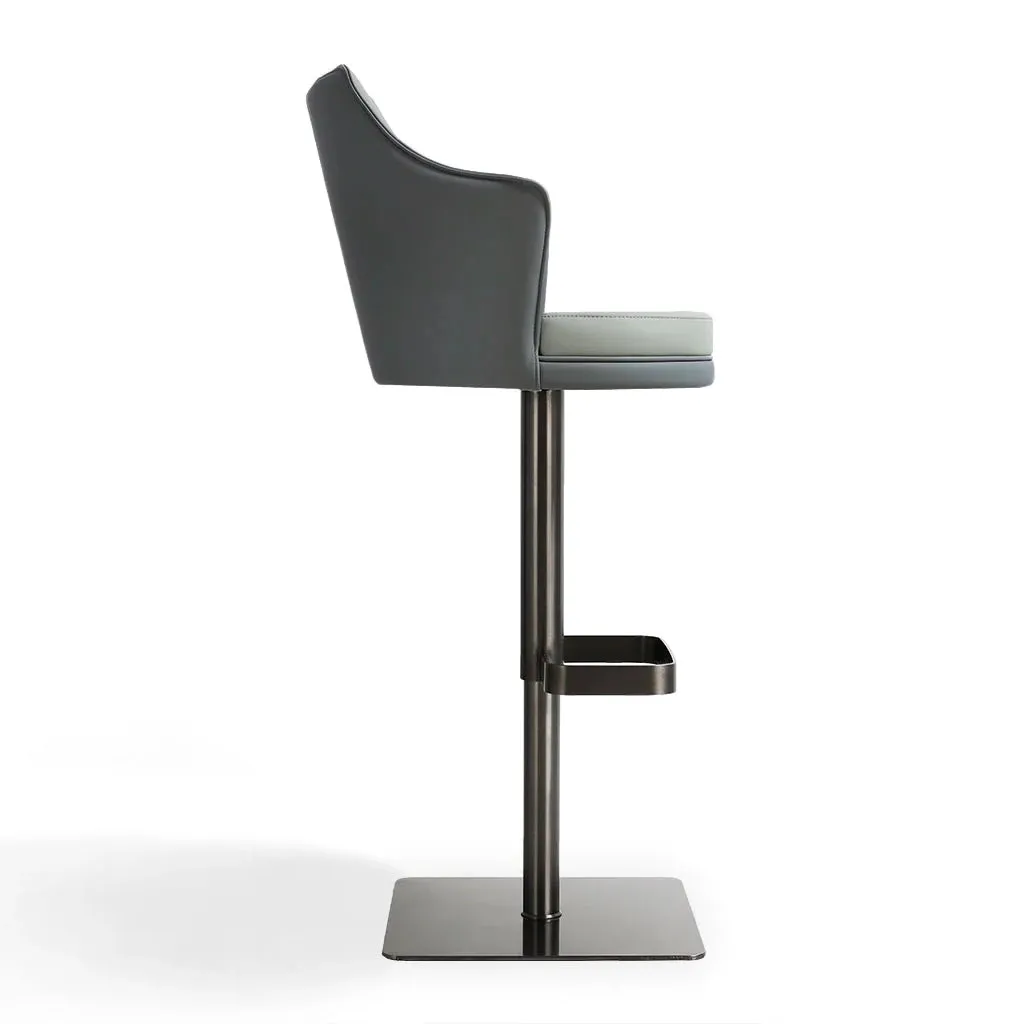 MAXWELL Leatherette Swivel Bar Stool