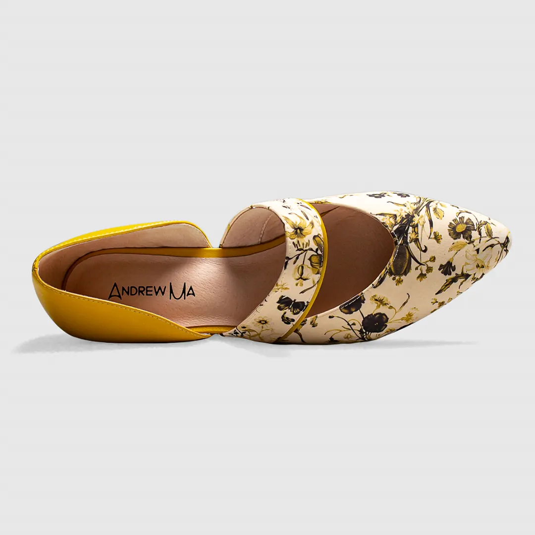 Mesa Yellow Floral Print