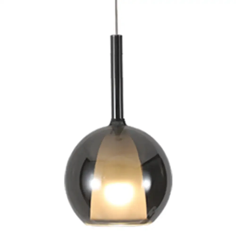 Modern Glass Pendant Lamp with Electroplated Polishing - Perfect for Dining & Bedroom