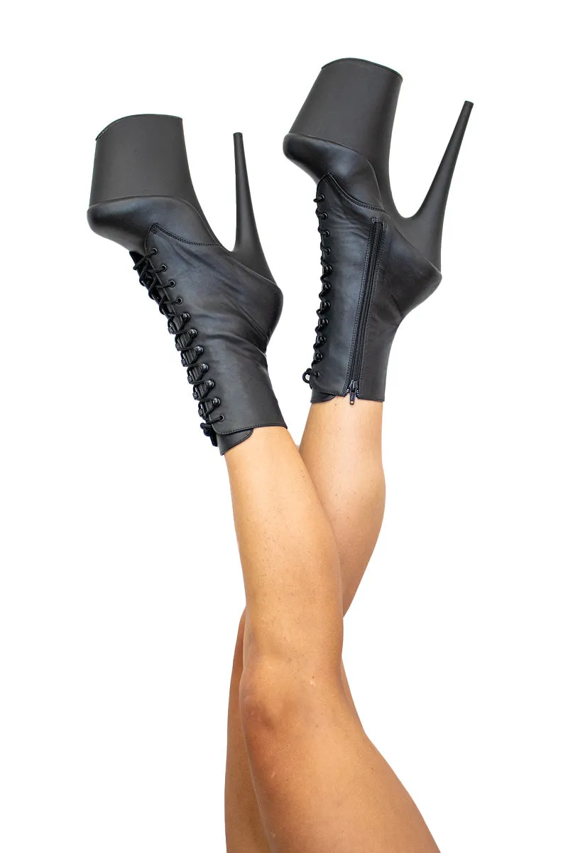 Pleaser USA Flamingo-1020 8inch Pleaser Boots - Matte Black