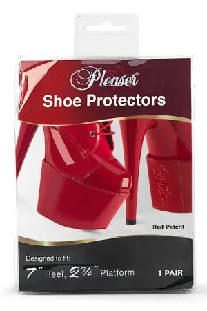 Pleaser USA Shoe Protectors 7inch  - Patent Red