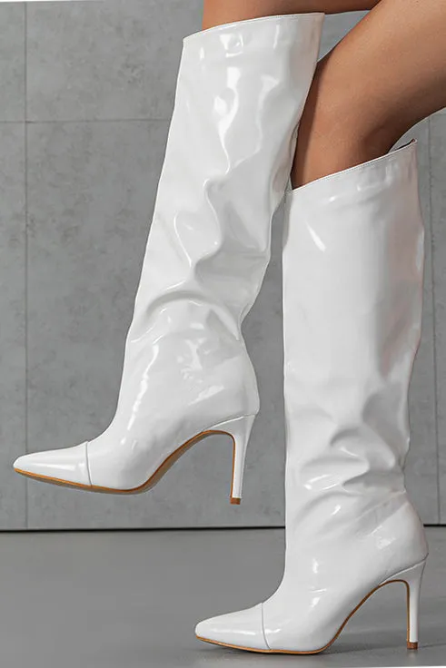 Pointed Toe High Heel Fashion Boots