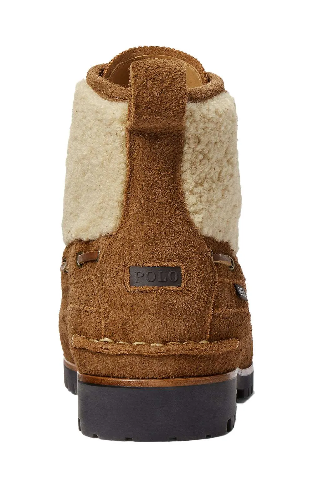 Polo Ralph Lauren Teak Suede & Faux-Shearling Ranger Mid Boots