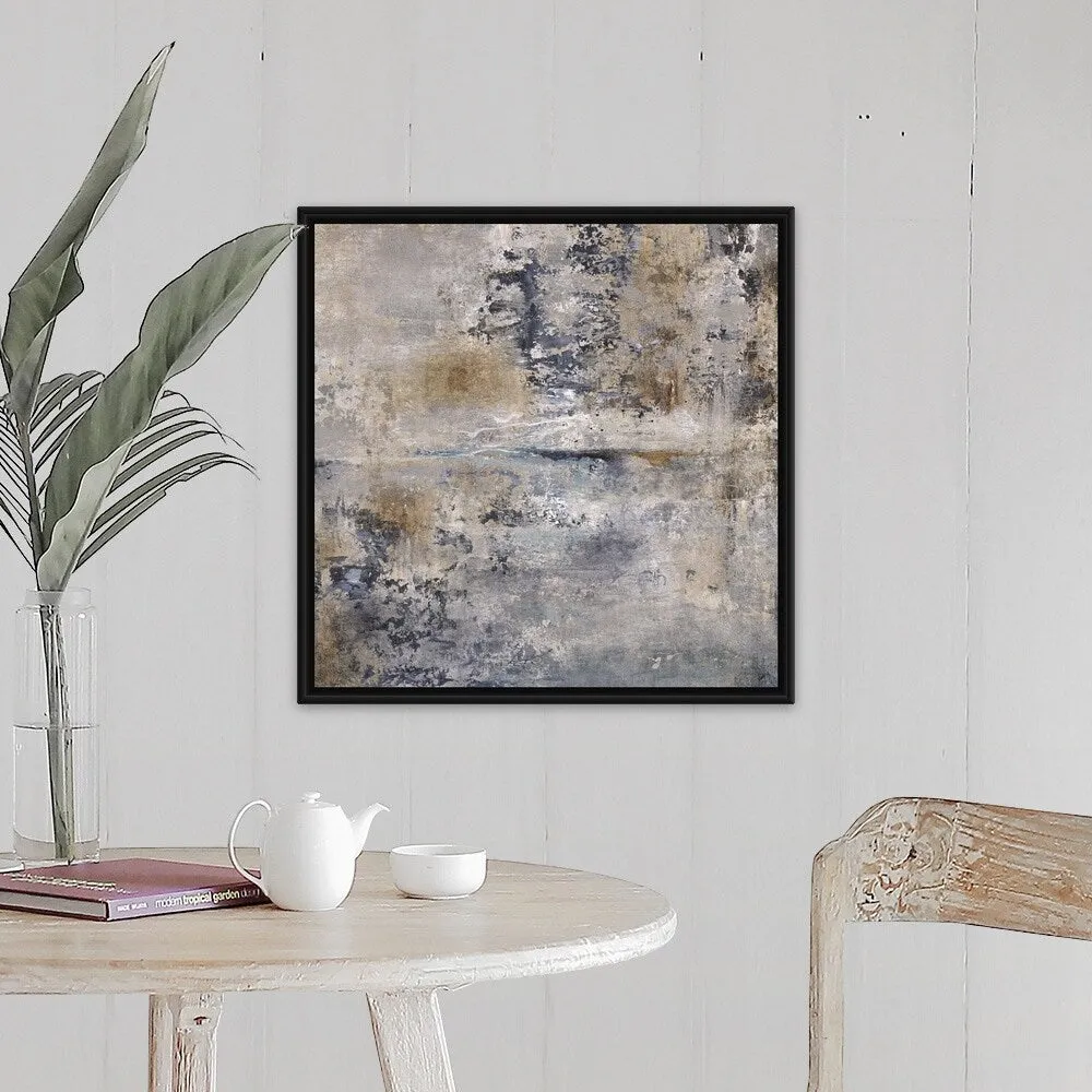 "Ancient Breeze" Black Float Frame Canvas Art