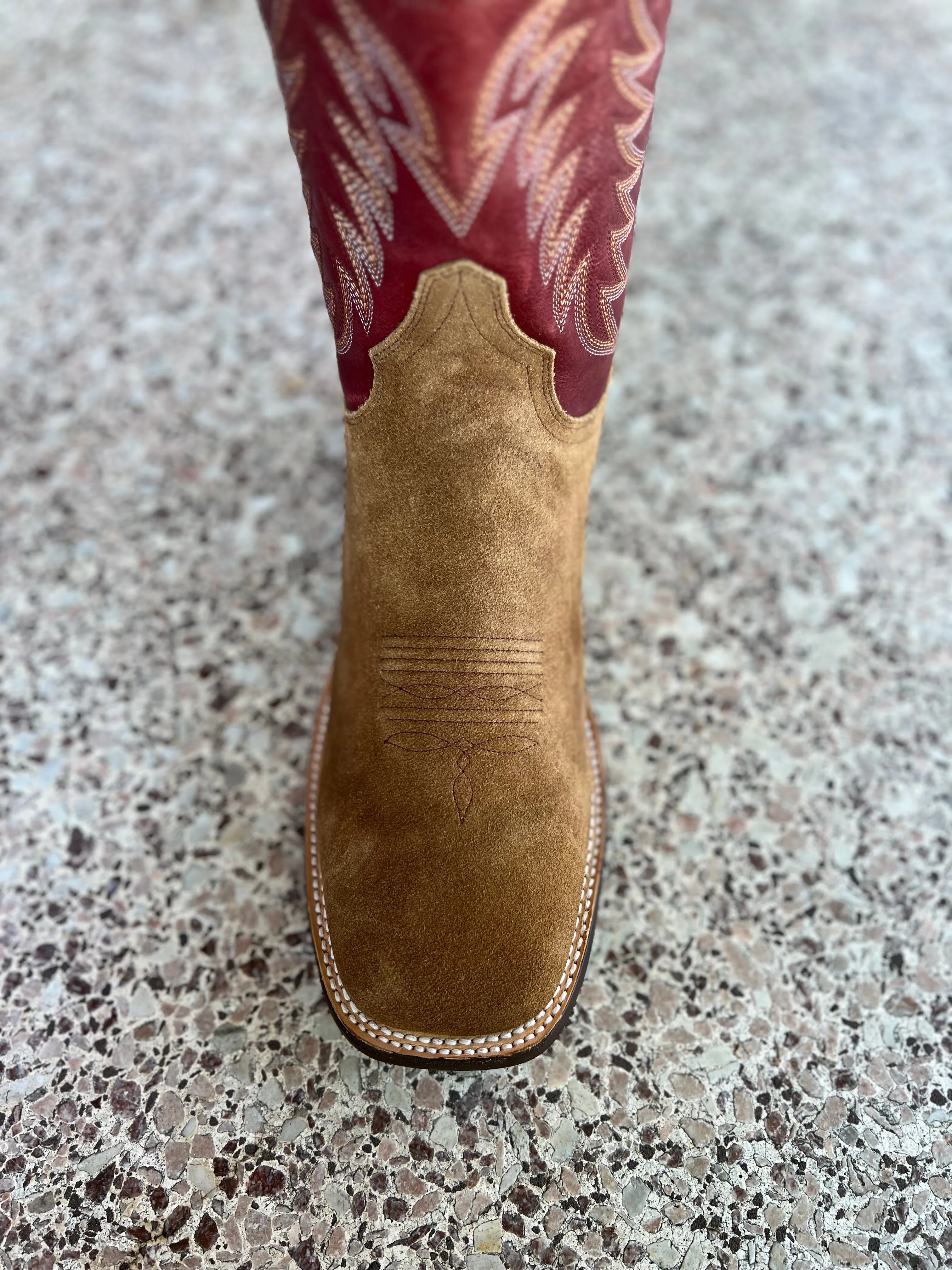 Roper Sam Tan Suede Boots