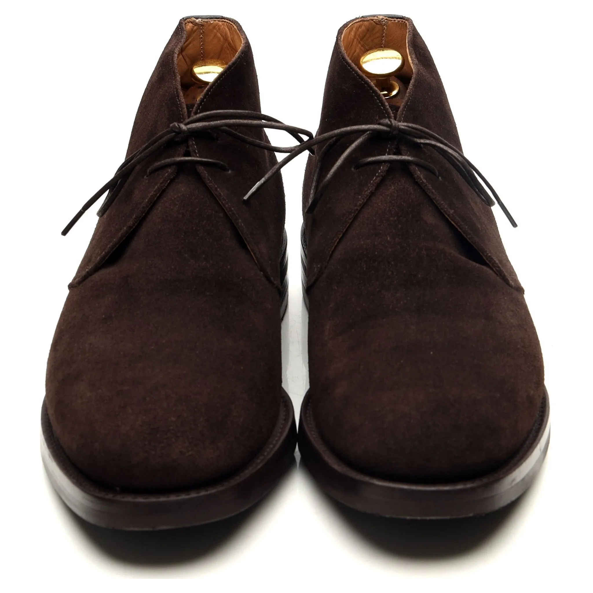 'Ryder 3' Dark Brown Suede Chukka Boots UK 9 F