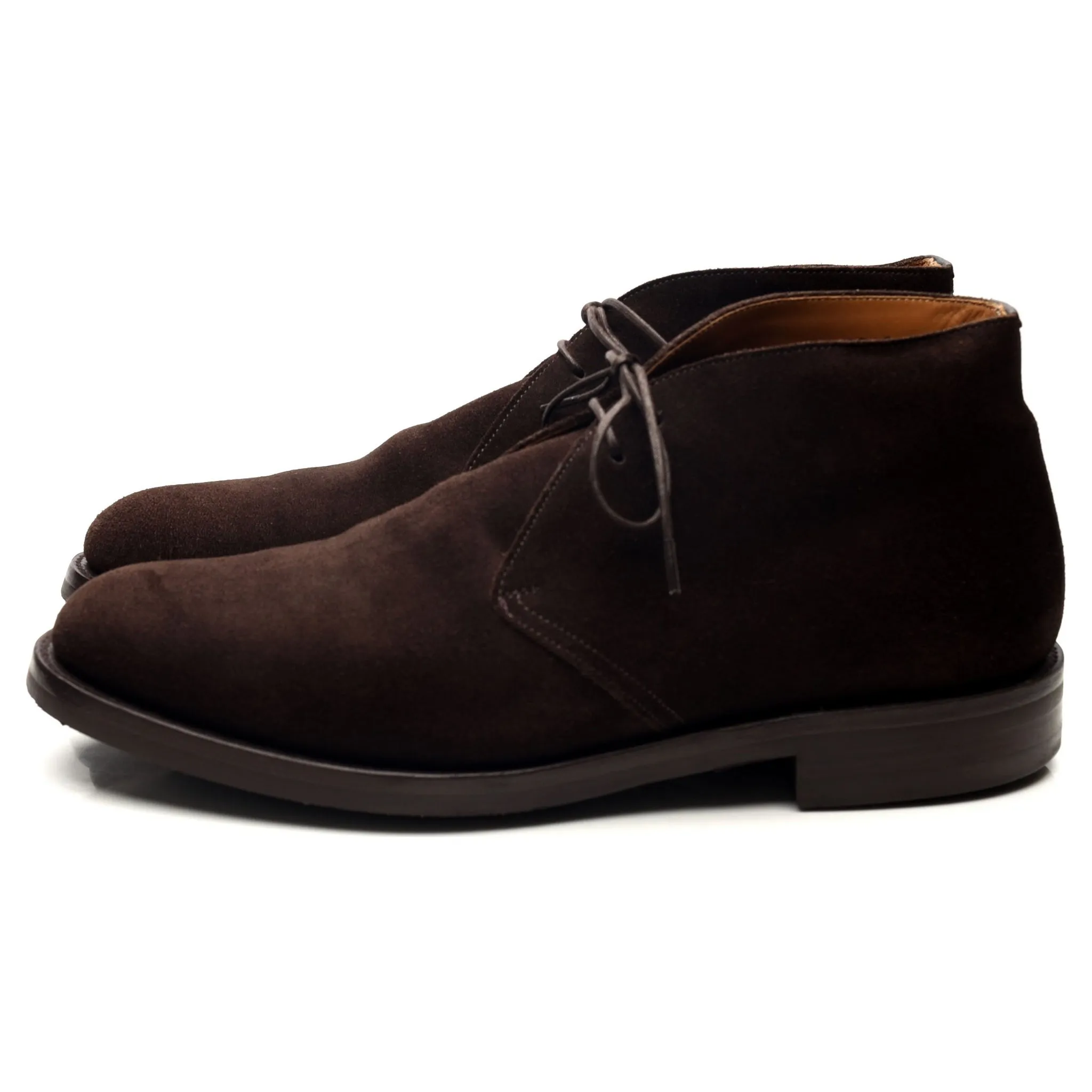 'Ryder 3' Dark Brown Suede Chukka Boots UK 9 F