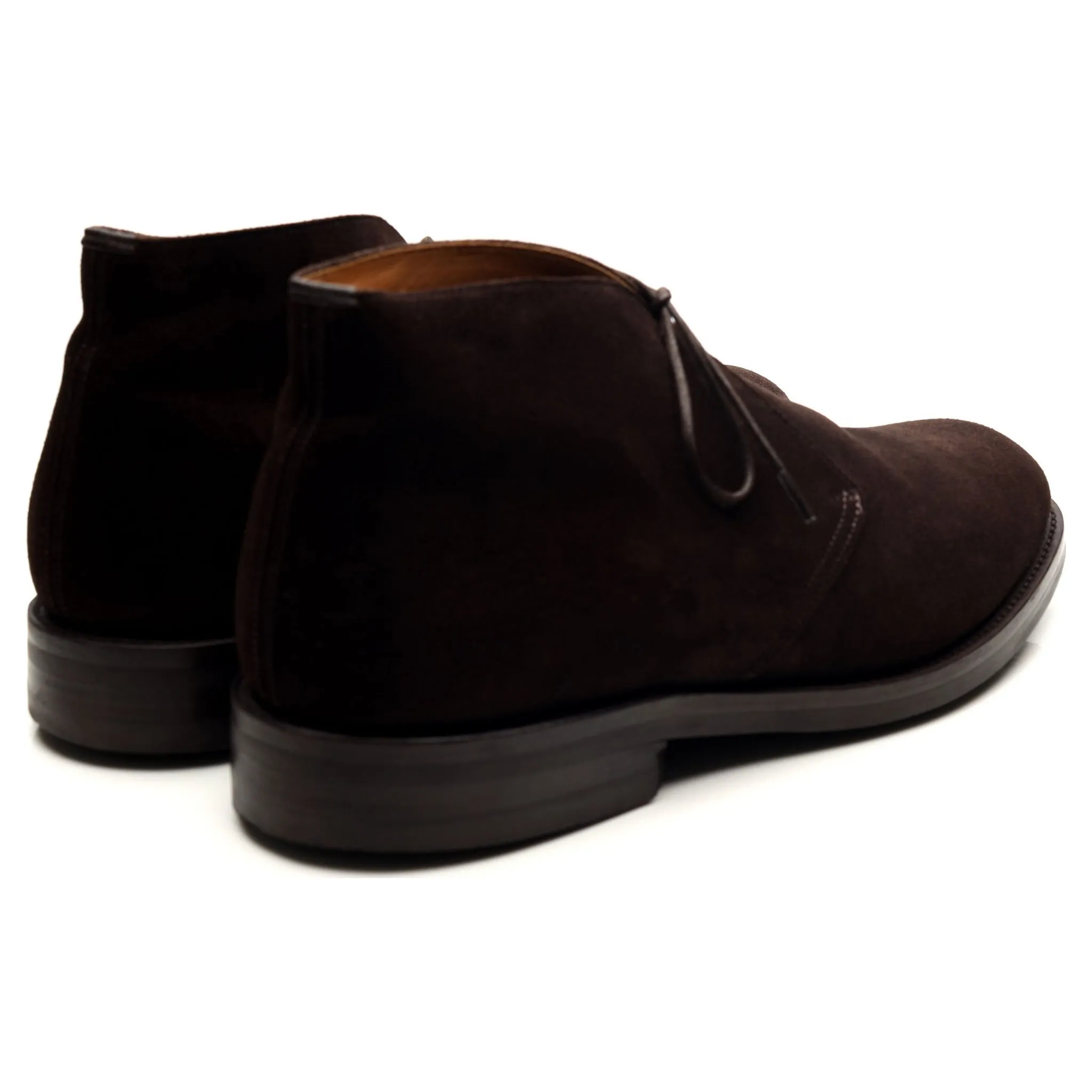 'Ryder 3' Dark Brown Suede Chukka Boots UK 9 F