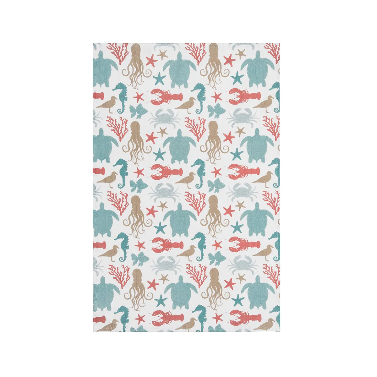 Sea Creatures Kitchen Towel