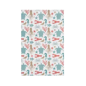 Sea Creatures Kitchen Towel