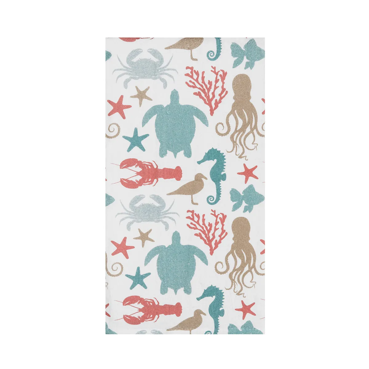 Sea Creatures Kitchen Towel