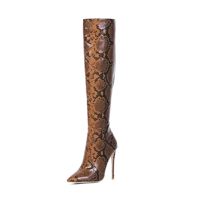 SerpentLux Winter Stiletto Boots