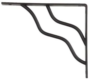 Stanley 250596 Decortative Modern Shelf Bracket Black, 32"