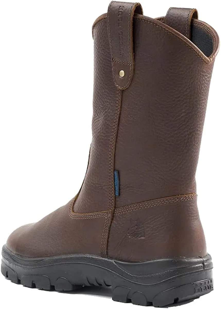 Steel Blue Men's 10-inch Heeler Boots, Oak