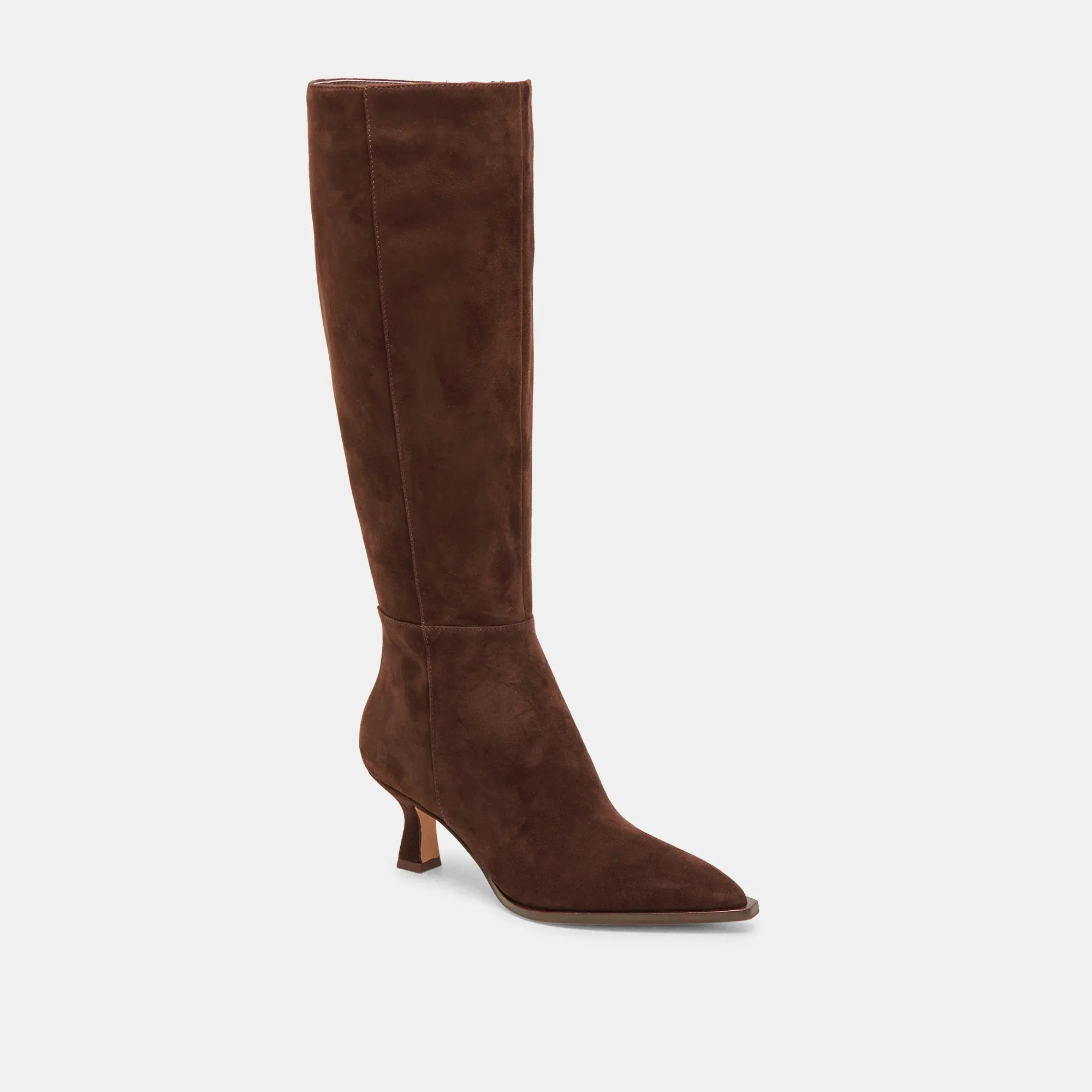 The Auggie Boots by Dolce Vita - Dark Brown Suede