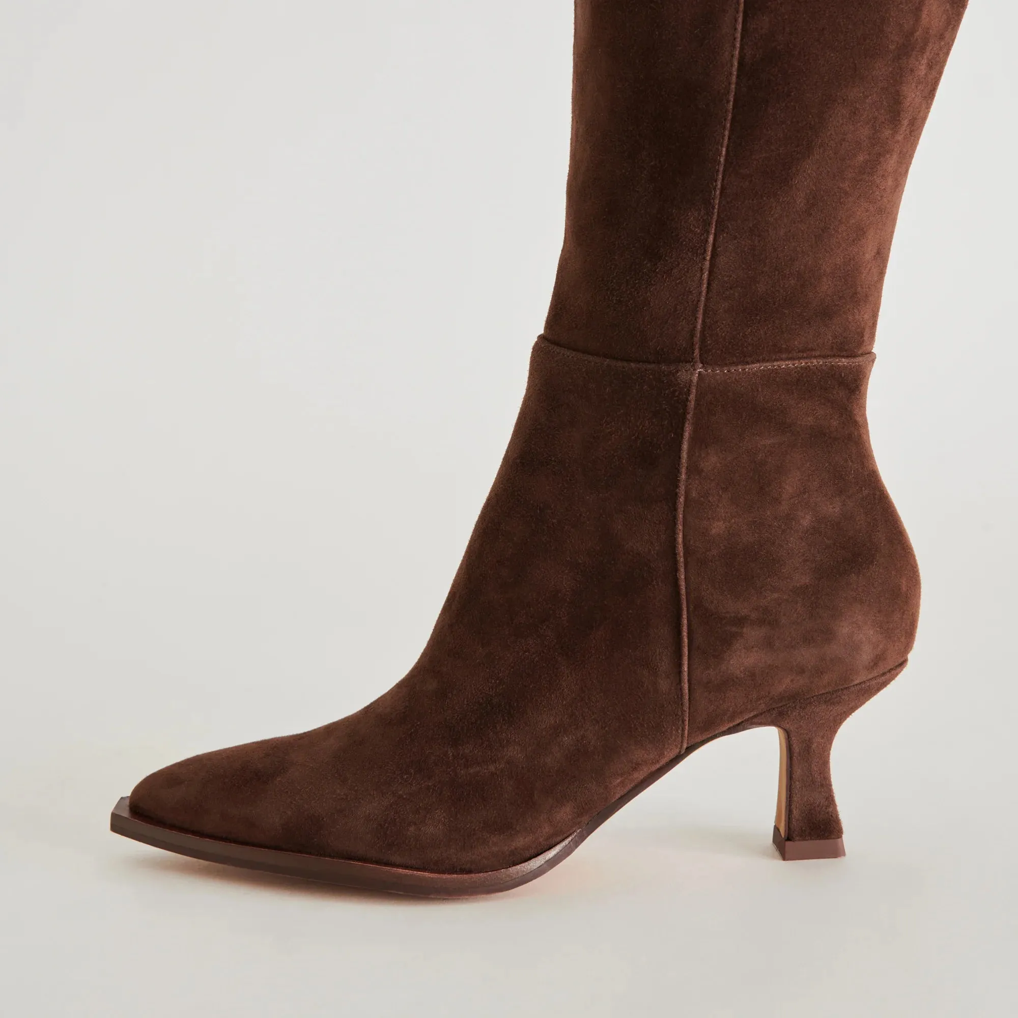 The Auggie Boots by Dolce Vita - Dark Brown Suede