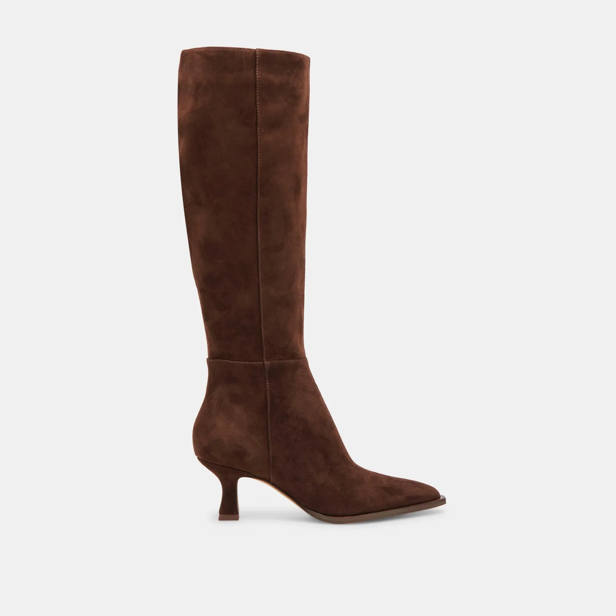 The Auggie Boots by Dolce Vita - Dark Brown Suede