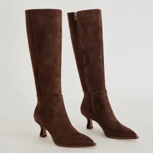 The Auggie Boots by Dolce Vita - Dark Brown Suede