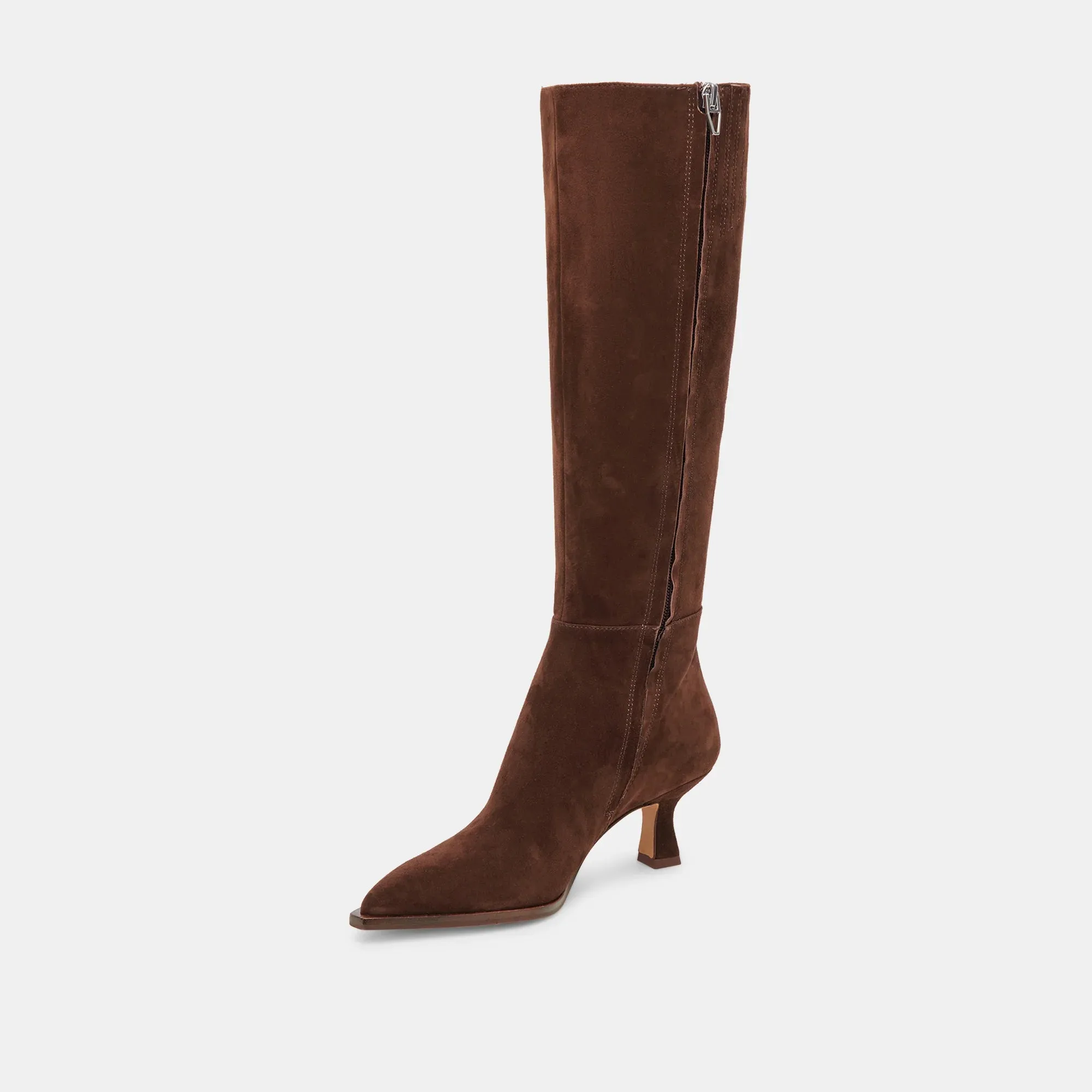 The Auggie Boots by Dolce Vita - Dark Brown Suede