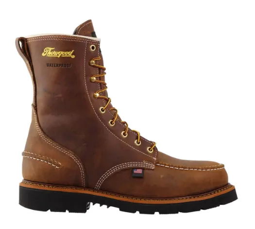 Thorogood 1957 Series – Waterproof – 8″ Crazy Horse Moc Toe – MAXWear90™