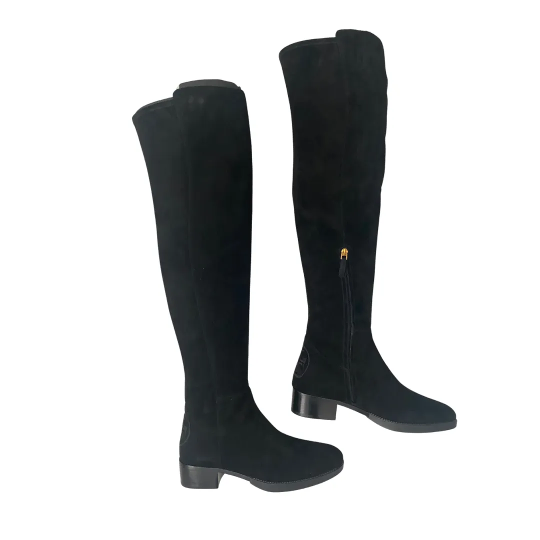 TORY BURCH Overknee Boots Black SIZE 41